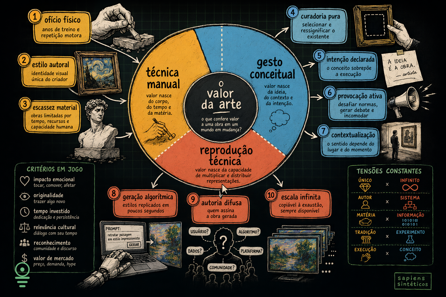 Mapa visual: Viramos todos Duchamp?