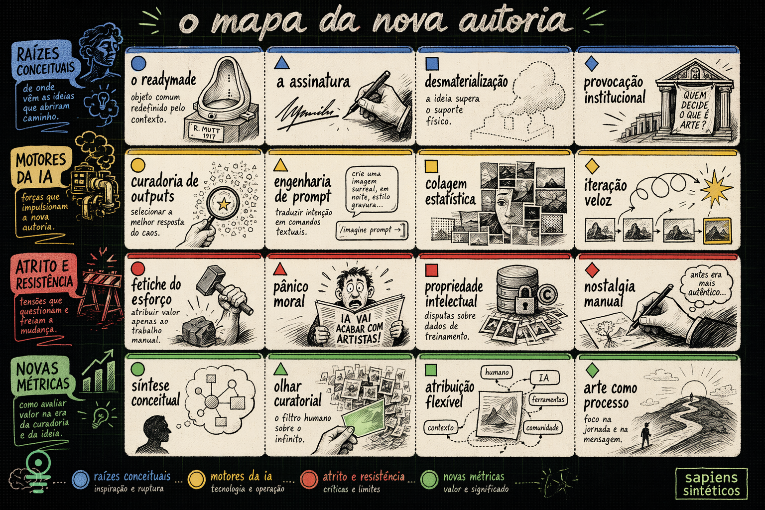 Mapa visual: Viramos todos Duchamp?